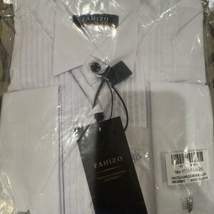 White Men's Tuxedo shirt